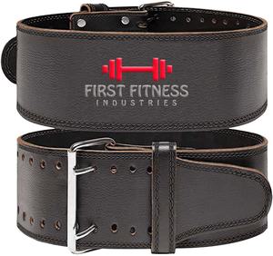 Haute qualité soutien lombaire Gym Fitness puissance entraînement ceinture de musculation usine ceintures en cuir personnalisées ensemble de fitness de gymnastique - Product Image 1