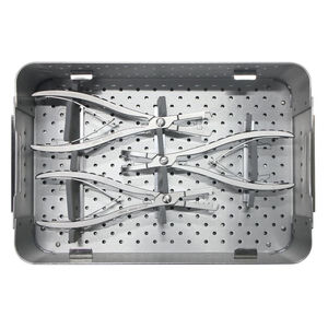 9-Piece Manual Stainless Steel Orthopedic Rib Plate Instrument Set Hospital Grade Trauma Fixation <b>Kit</b> Blush Surgical INSTRUMENTS - Product Image 3