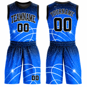 Unisex Basketball Uniform Set Customizable Quick Dry Breathable Polyester Jersey Shorts Team Custom Logo Sublimated Print - Product Image 4