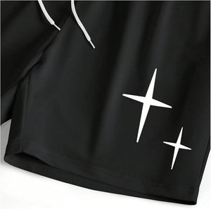 Conjuntos Cortos para Hombre, Traje Deportivo de Dos Piezas, Camiseta de Manga Corta y Pantalones Cortos, Traje Deportivo de Verano - Product Image 4