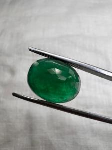 Premium 5.91 Ct Natural Zambian Emerald Oval Shape Loose Green Gemstone for Rings Pendant Jewelry - Product Image 2