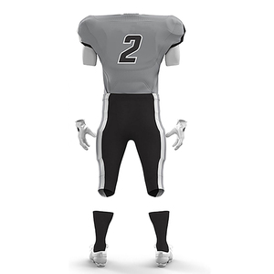 Nouvelle conception, uniforme de football américain en gros, pas cher, coton/polyester, couleur personnalisée, design respirant, ensembles imprimés personnalisés - Product Image 5