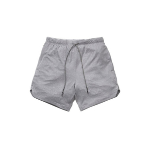 Shorts d'été 100 % polyester en toile unie, écologiques, pour hommes, de haute qualité, décontractés, pour affaires et occasions sociales, taille élastique, séchage rapide, pour la gym - Product Image 5