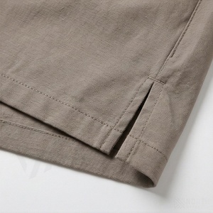 กางเกงขาสั้นผู้ชาย ผ้าไหมน้ำแข็งบางเบา ใส่สบายช่วงฤดูร้อน เอวกลาง แห้งเร็ว คุณภาพสูง ทรงสามส่วน แฟชั่นสปอร์ต ลำลอง มีกระเป๋า - Product Image 6