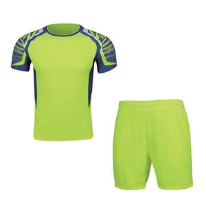 Conjunto Deportivo Transpirable para Hombre, con Bloques de Color, Manga Corta, Cuello Redondo, Secado Rápido, Uniforme de Entrenamiento Atlético para Verano - Product Image 4