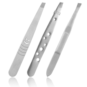Pinzas profesionales para cejas y pestañas, para depilación de cejas y pestañas, pinza para pestañas postizas - Product Image 1