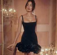 Robes mini sexy en satin à fines bretelles pour femmes, en mélange de coton, pour les soirées et les clubs, silhouette en A, volants naturels