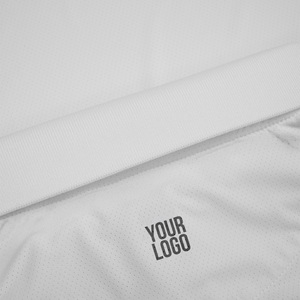 Suéter de punto para hombre con cuello alto, manga larga, cremallera de un cuarto, liso, transpirable, ligero, anti-UV, de secado rápido, Spandex/Poliéster - Product Image 5