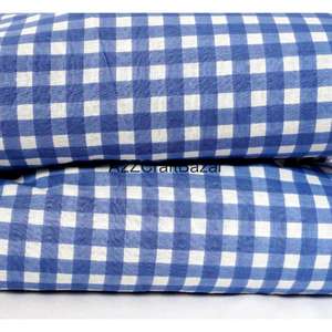 Tissu 100% Coton Écologique Tissé Séchage Rapide Respirant Léger Imprimé au Bloc Fil 60S/60S Style Croisé Femme Fille Rajasthan - Product Image 6