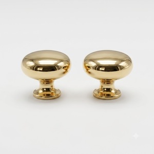 Poignée de meuble de luxe en laiton antique en forme de champignon, poignée de porte d'armoire en laiton, poignées de luxe, vente directe usine - Product Image 2