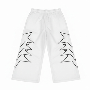 Pantalon de survêtement unisexe surdimensionné personnalisé de haute qualité, coupe ample, en molleton, jambe large, style jogging, OEM - Product Image 2