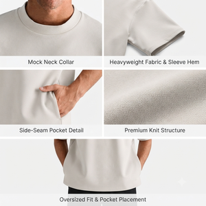 Custom Men Acid Wash T-shirt Crew Neck Relaxed Fit Fashionable Wear Breathable Casual Everyday Wear Acid Wash Oversized T Shirt - Product Image 5