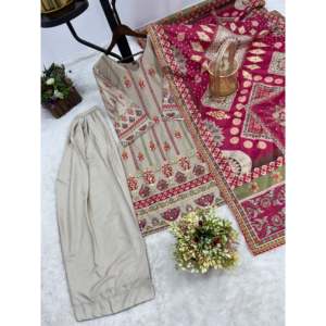 Conjunto Elegante de Blusa Hermosa y Dupatta de Fiesta para Mujer - Product Image 5