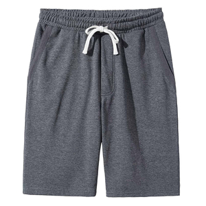 Custom Lawd Sports 100% Cotton <b>Fleece</b> Waterproof Quick Dry Eco-Friendly Men's High Street Elastic Waist Breathable Gym <b>Shorts</b> - Product Image 1