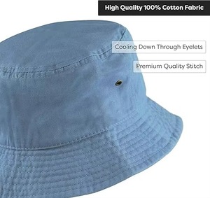 Chapeau Bob Brodé Effet Vieilli à Franges, Chapeau de Pêcheur avec Sangle Réglable, Chapeau de Soleil Respirant pour Voyages en Plein Air à Prix Abordable - Product Image 3