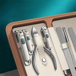 Juego de Cortaúñas de Acero Inoxidable Anti-Salpicaduras de 9/11 Piezas, Estilo Alemán, Kit de Manicura para Uñas Encarnadas y Piel Muerta, Cuidado de las Uñas - Product Image 6