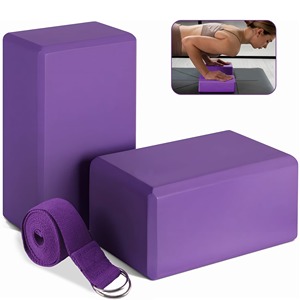 Bloque de Yoga Morado 230x150x75mm Espuma EVA de Alta Densidad Tamaño Estándar Uso Universal - Product Image 6