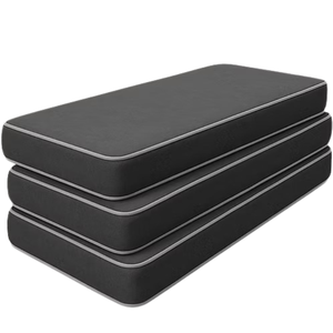 Matelas en mousse 90x190 pour lit superposé de dortoir de chantier, idéal pour le camping individuel - Vente en gros - Product Image 1