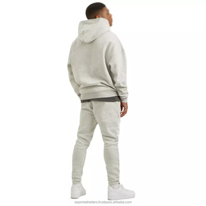 Sudadera con capucha de peso pesado para hombre con logotipo personalizado OEM con 450 GSM de gran tamaño 600 GSM bordado Sudadera con capucha en blanco patrón de impresión - Product Image 6