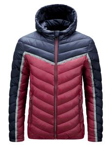 ที่มีคุณภาพสูงOEMสีดำฤดูใบไม้ร่วงUnisexที่กำหนดเองแจ็คเก็ตปักเป้าลงแจ็คเก็ตสำหรับผู้ชาย - Product Image 4