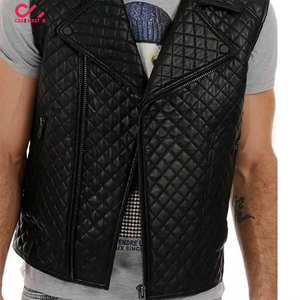 เสื้อกั๊กหนังผู้ชายไซส์ใหญ่ ระบายอากาศได้ดี สำหรับฤดูใบไม้ร่วง คุณภาพสูง ผลิตอย่างมืออาชีพ ราคาสมเหตุสมผล - Product Image 2