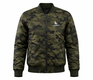 Custom <b>Men's</b> Solid Winter Grey Bomber Varsity <b>Jacket</b> Full Zip Lightweight Polyester Casual Streetwear Team Wear OEM ODM - Product Image 2