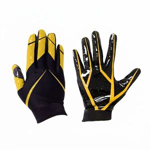 Guantes de Fútbol Americano Personalizados con Logotipo, para Hombre, de Secado Rápido, Ligeros, Transpirables, para Entrenamiento Deportivo y Juego - Product Image 4