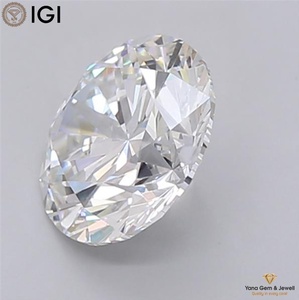 Diamante cultivado en laboratorio CVD de corte redondo de 2.00 quilates, 8.14 mm, claridad VVS1, color F, con certificado IGI para collar solitario. - Product Image 6