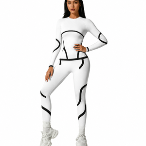 <b>Ski</b> QuickDry Nylon Spandex Polyester Clothing Autumn Winter Tight Warm Underwear Set Sports Outdoor Fitness Suit WomeneTwo Piece - Product Image 6
