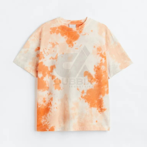 เสื้อยืดคอกลมแขนสั้นผู้ชาย ลายมัดย้อมสีรุ้ง ทรงปกติ ผ้าฝ้ายถัก รุ่น 2026 - Product Image 6