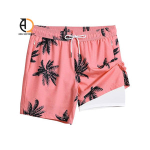 Shorts de bain pour hommes à séchage rapide avec taille élastique - Product Image 1