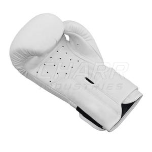 Gants de boxe en cuir sur mesure - Haute qualité, sangle de poignet réglable, antidérapants, couleurs et tailles personnalisées - Product Image 4