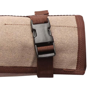 Durable Cotton Canvas <b>Tool</b> <b>Roll</b> <b>Bag</b> Breathable Motorcycle Wrench Organizer Multi Pocket Portable Repair Pouch for Mechanics - Product Image 5
