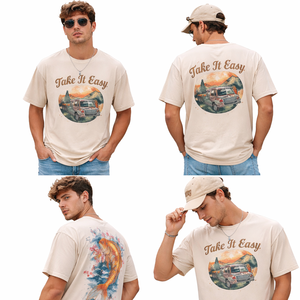 T-shirt décontracté à manches courtes en coton tricoté de qualité supérieure pour hommes, respirant et écologique, OEM ODM - Product Image 1