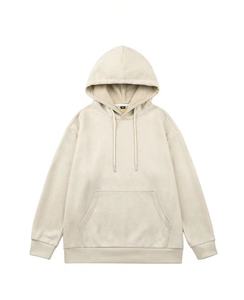เสื้อฮู้ดโอเวอร์ไซส์ผู้ชาย สีพื้น ผ้าฝ้ายเฟรนช์เทอร์รี่ สวมใส่สบาย มีกระเป๋า เหมาะสำหรับใส่ในฤดูใบไม้ร่วง - Product Image 1
