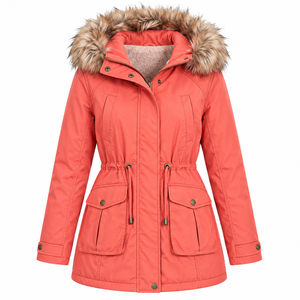 Casual <b>Womens</b> Insulated Jacket <b>for</b> Outdoor Wear Warm Coat with Cotton Filling Casual Plus Size Sports Jacket Wholesale - Product Image 6