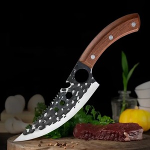 Cuchillo de carnicero de 6 pulgadas con orificio para el dedo, hecho a mano, forjado, para cocina, chef, deshuesar, pescar, cuchillo de carnicero. - Product Image 2
