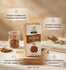 Aceite de Almendras Amargas, Aceite de Almendras Cosmético Natural, Mezcla Botánica, Fórmula Ligera, Sensación Agradable en la Piel, Producto de Belleza para el Cuidado del Cabello - Product Image 5