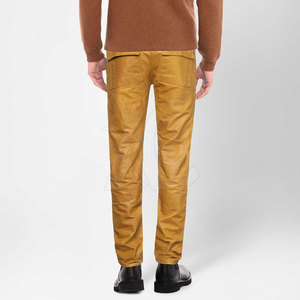 Pantalones de Cuero Genuino para Hombre con Corte Ajustado Elegante, Forro Suave, Construcción Duradera, Estilo Moderno, Ideales para Salidas Diarias - Product Image 6