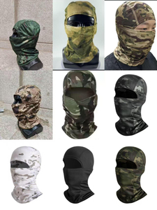 GENERSA SPORTS Green Balaclava Face Mask Full Coverage Outdoor Unisex 100% Polyester Adults Adjustable Waterproof Breathable - Product Image 6