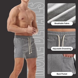 Nueva Llegada, Ropa Deportiva de Verano de Secado Rápido al por Mayor, Spandex y Algodón, Lona Informal Lisa, Personalizable, para Entrenamiento, Running, Baloncesto, para Hombre - Product Image 3