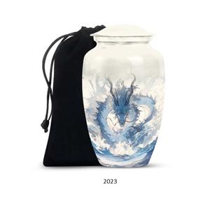 Urne funéraire grande taille en forme de dragon pour cendres, urne commémorative fantaisie en forme de dragon pour cendres humaines d'adulte, urne artisanale - Product Image 6