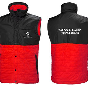 Chaleco acolchado de invierno con logotipo personalizado, grueso, con cremallera, sin mangas, para hombre, chaleco de plumón, chaleco acolchado de algodón, chaleco personalizado para hombre - Product Image 1