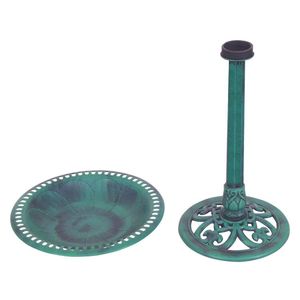Bain d'oiseaux sur pied vert pour jardin extérieur, idéal pour l'observation des oiseaux dans la cour - Product Image 5