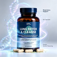 OEM 3000mg Molène Énergie Détox Pulmonaire Soutien Respiratoire Complément Formule Herbacée Naturelle Capsules Sans OGM Vente en Gros Adulte 60