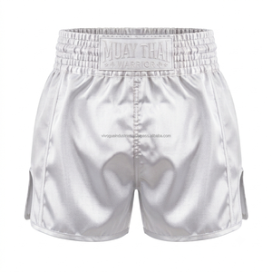 Shorts de Muay Thai en polyester 100 % imprimés par transfert thermique, durables, respirants, extensibles, légers (280 g), pour la gym et le combat – Vente en gros - Product Image 1