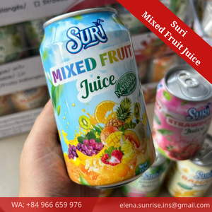 Jus de fruits mélangés aromatisé Suri en canette 330ml, ingrédients naturels, faible teneur en matières grasses, boisson rafraîchissante - Product Image 6