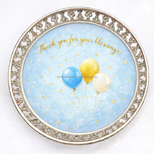 Bandeja Pichwai de Plata Alemana JM INTERNATIONAL, Diseño Personalizado, Estilo Contemporáneo, para Regalos y Fiestas - Product Image 1