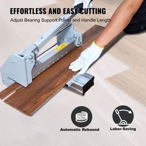 Taglierina Manuale per Piastrelle da 13 Pollici Senza Sforzo per Vinile, Laminato, Legno Ingegnerizzato, Rivestimenti, Profondità di Taglio 0,47 Pollici - Product Image 2