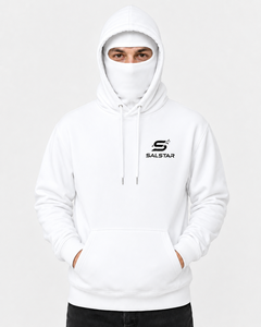 เสื้อฮู้ดผ้าฝ้ายพรีเมียมพร้อมหมวกคลุมหน้าในตัว |   เสื้อฮู้ดสตรีทแวร์โลโก้แบบกำหนดเอง - Product Image 1